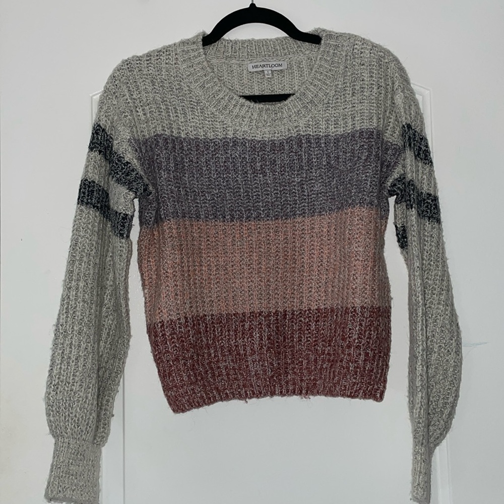 Heartloom striped sweater
